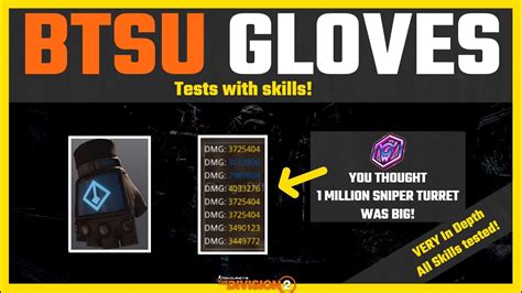 btsu gloves division 2|The BEST Way to Build for Skills with the BTSU Exotic Gloves!.